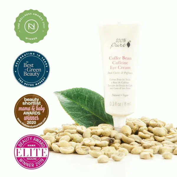 Organic Caffeine Eye Cream for Moisture .3 fl oz