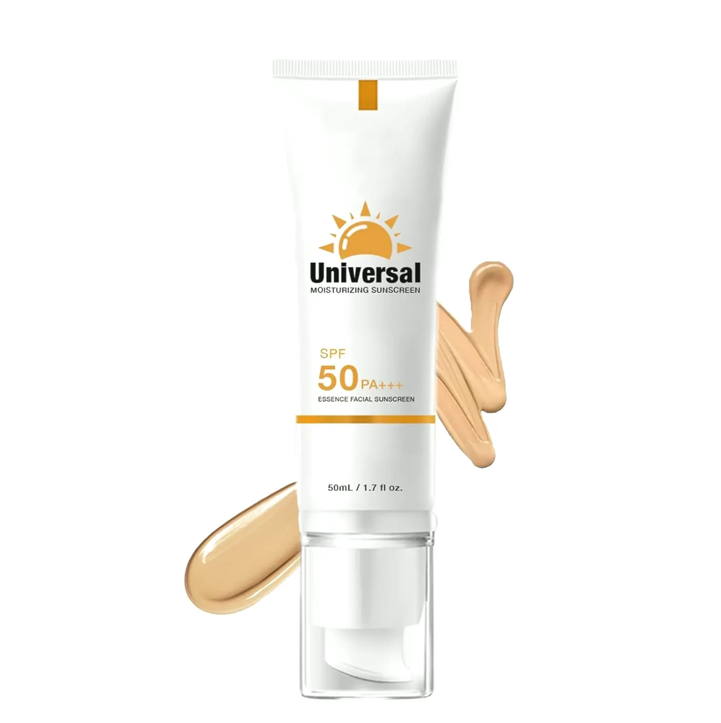Colored Facial Sunscreen SPF 50+ Moisturizing Compact Size