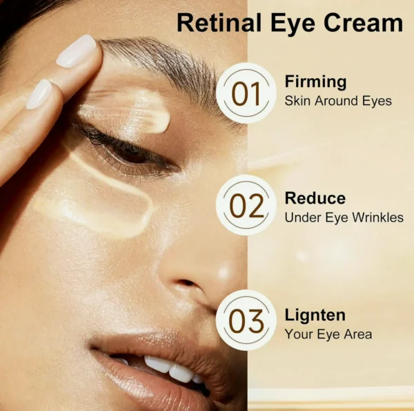Portable Vitamin A Eye Cream Balm for Under-Eye Bags & Puffiness