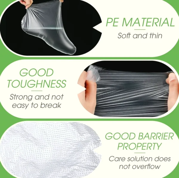 Five Hundred Pcs Paraffin Wax Bath Liners for Foot Care