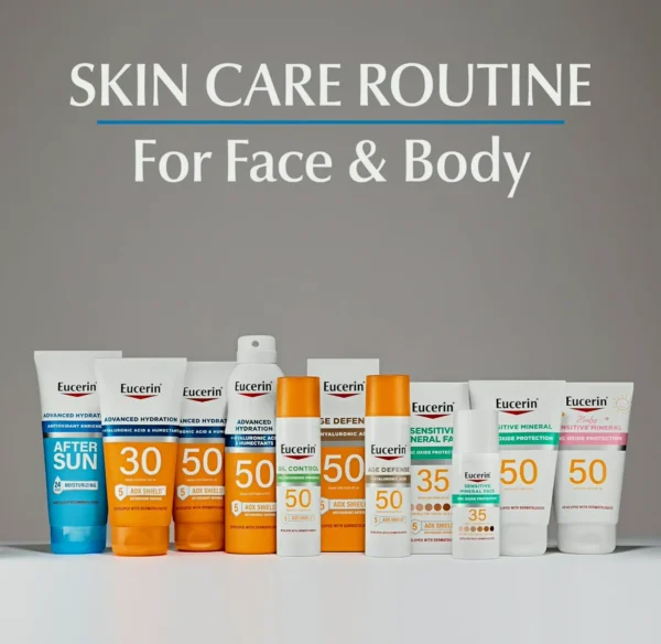 Eucerin Sun Clear Skin SPF 50 Facial Sunscreen, Hypoallergenic