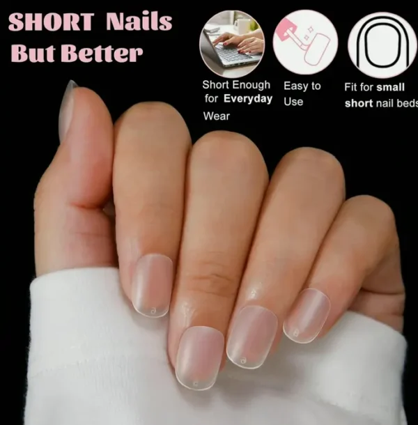 600 Nails XXS Circular Press-on Tips