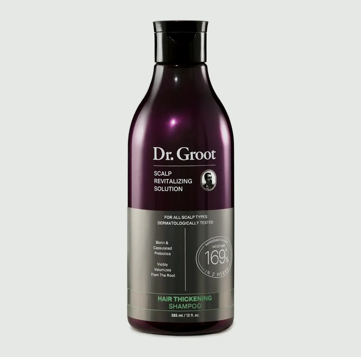 Dr. Groot Volumizing Shampoo with Nutrients and Herbal Oil for Fine Locks
