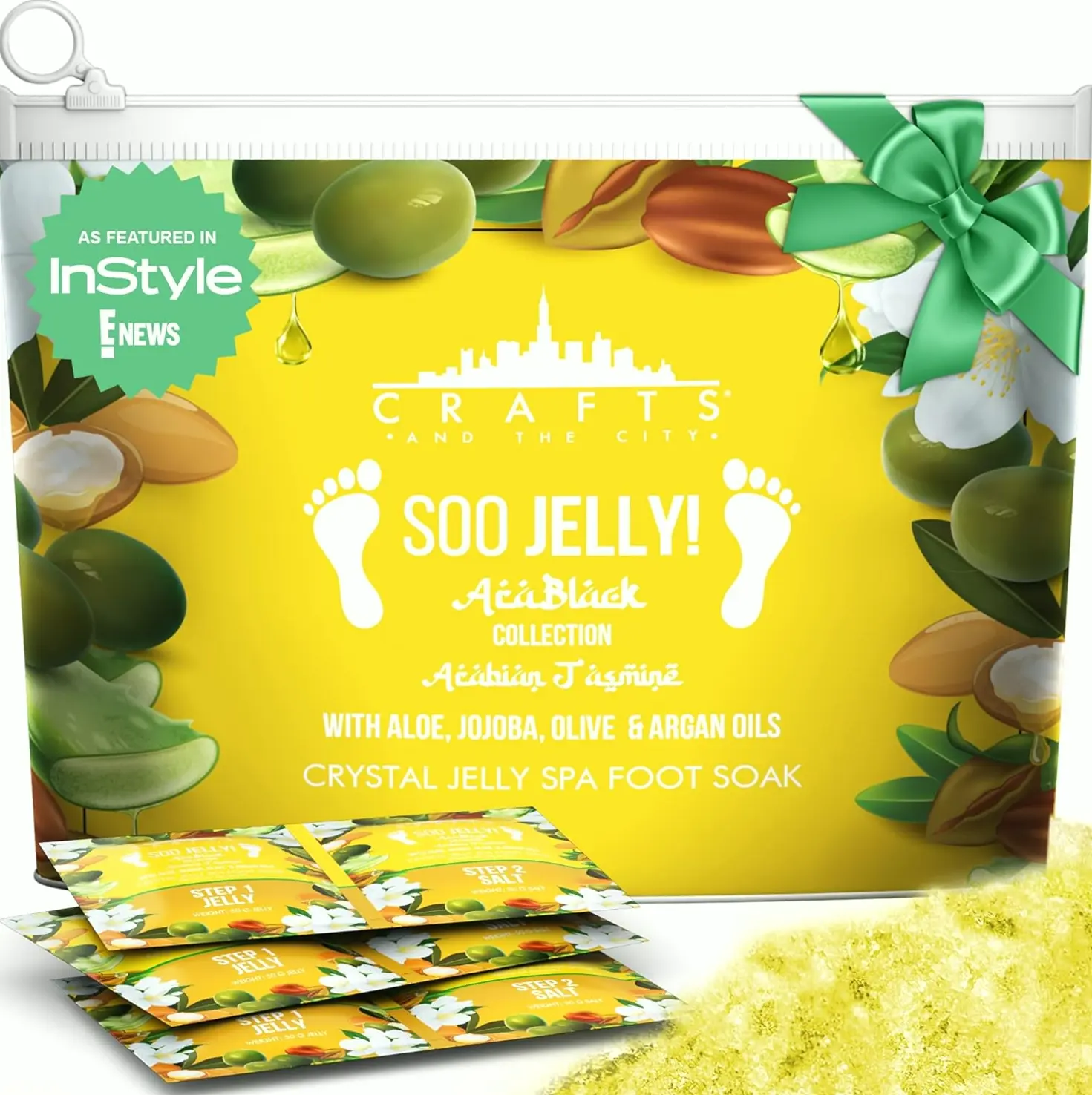 SOO Gel Foot Set - Hydrating Gel Foot Treatment (Jasmine)