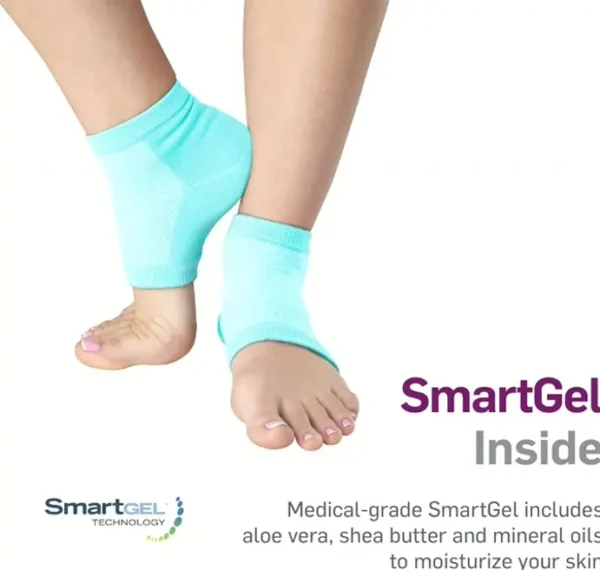 NatraCure Breathable Hydrating Gel Foot Socks