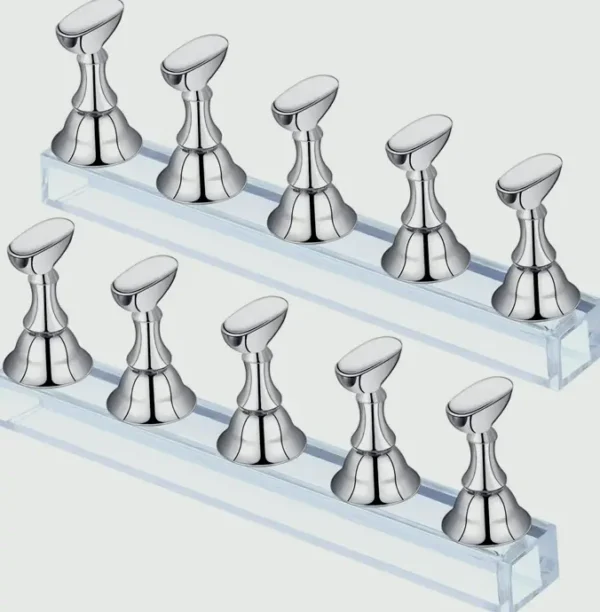 Blulu's 2 Sets Acrylic Nail Practice Holder