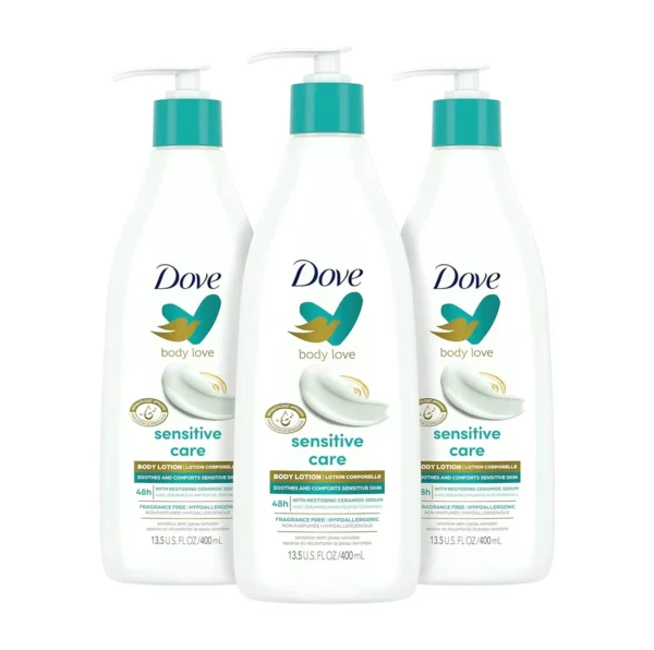 Dove Care Lotion Bundle of 3, 13.5 oz