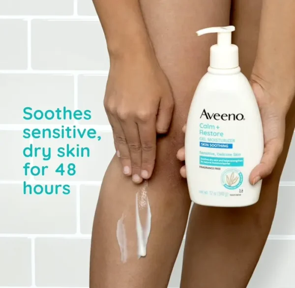 Aveeno Calm + Refresh Hydration Skin Lotion for Sensitive Complexion, Odorless, 12 oz
