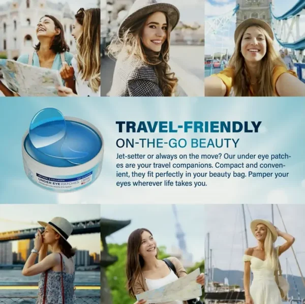 Eye Patches to Swollen Eyes, Sixty Count Collagen Pads Mask