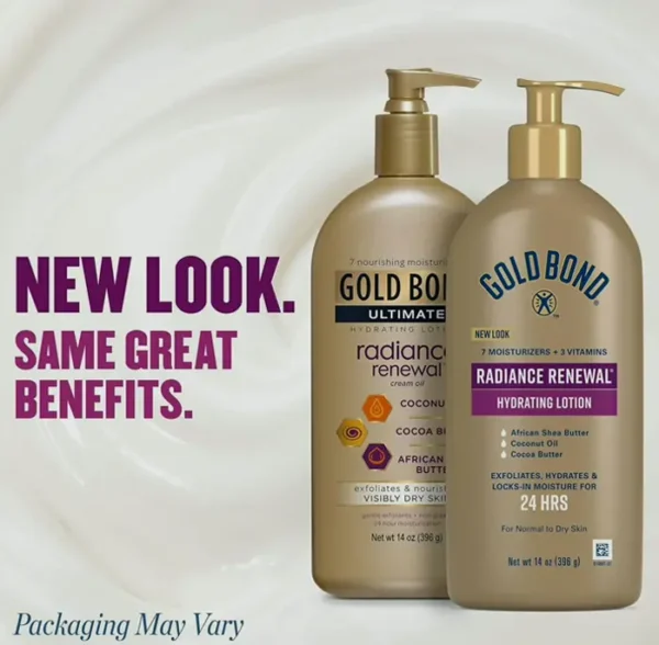 GoldBond Radiance Renewal Lotion, 14 oz., for Dry Flaky Skin