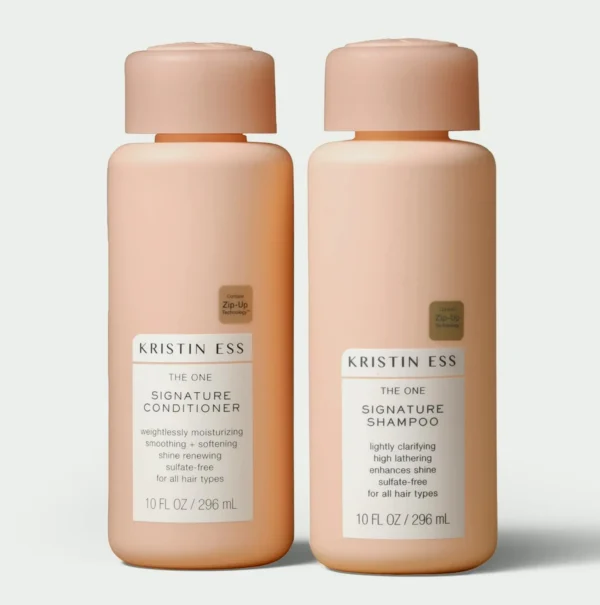 Kristin Ess Professional Shampoo + Conditioner for Hydration, Softness + Shine