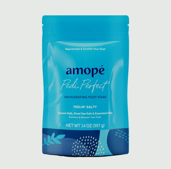 Amope Pampering Kit - Charcoal, Tea Tree, Epsom Salt Scrubs, Foot Soak, Revitalizer