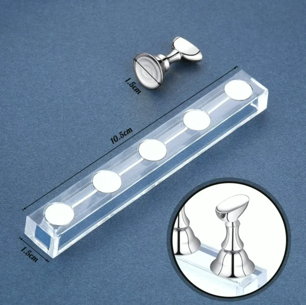 Blulu's 2 Sets Acrylic Nail Practice Holder