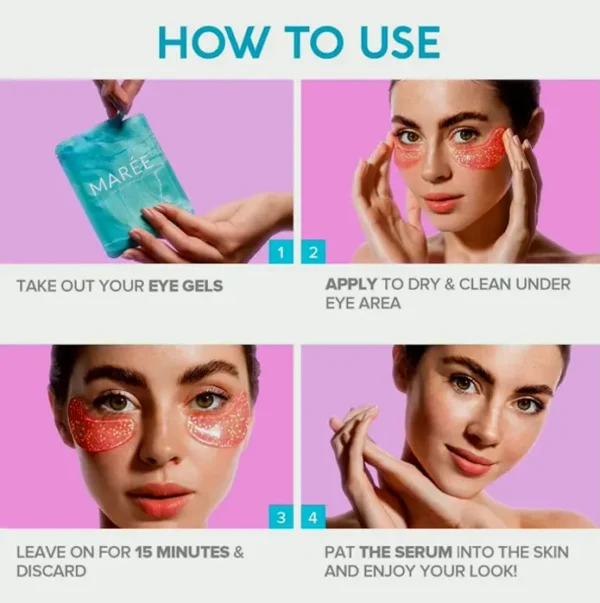 MAREE's Under-Eye Pads - Minimize Puffiness & Wrinkles with Ocean Collagen