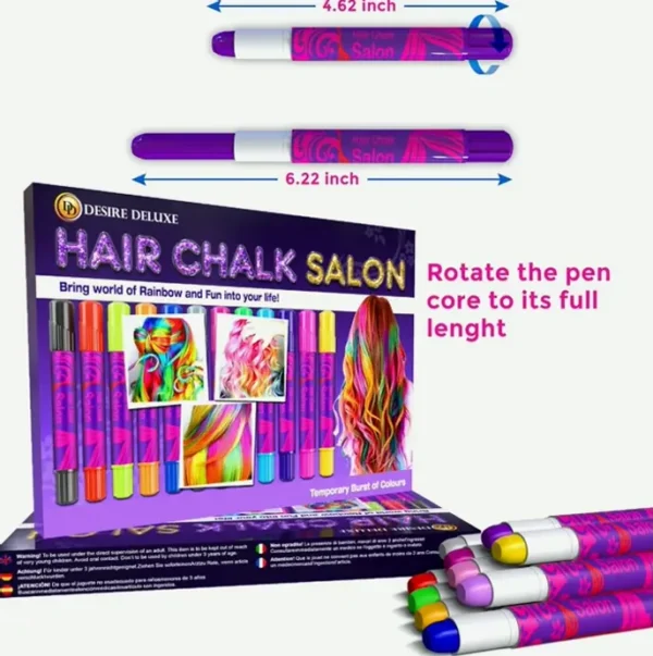 Crave Deluxe Hair Chalk Set for Young Ladies