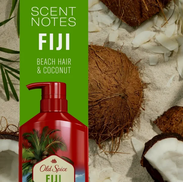 OS Fiji 2-in-1 Set for Gents, Coconut Aroma, Scalp Care Twin Pack