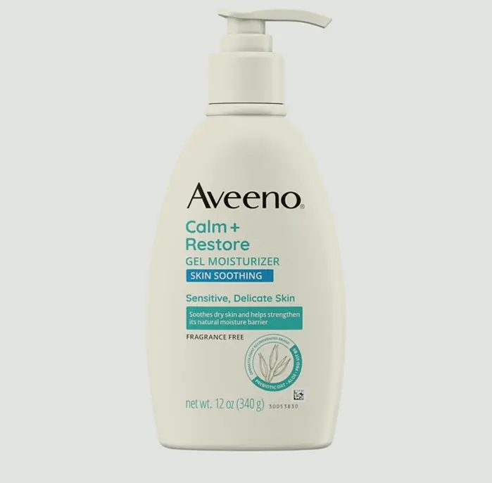 Aveeno Calm + Refresh Hydration Skin Lotion for Sensitive Complexion, Odorless, 12 oz
