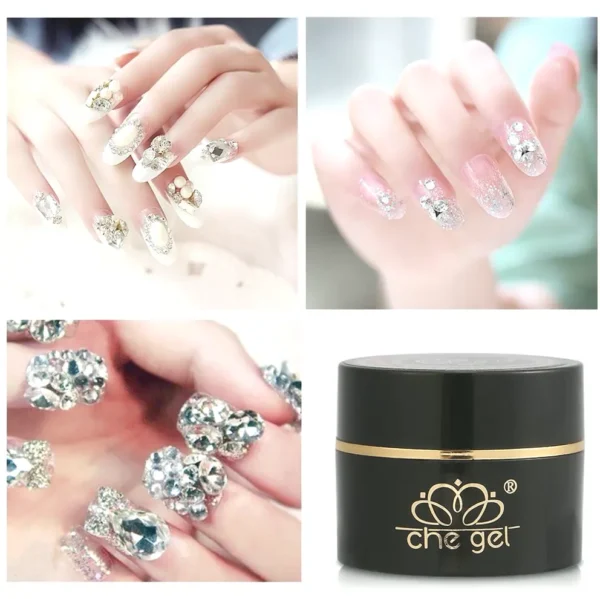 Gem Glue Gel for Nail Art Design