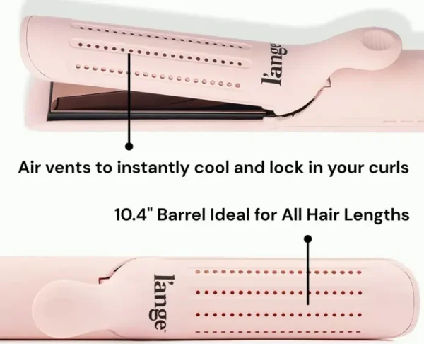 L'ANGE Hair Le Duo Full Air Flow Straightener | 2-in-1 Curler Wand & Titanium Hair Iron