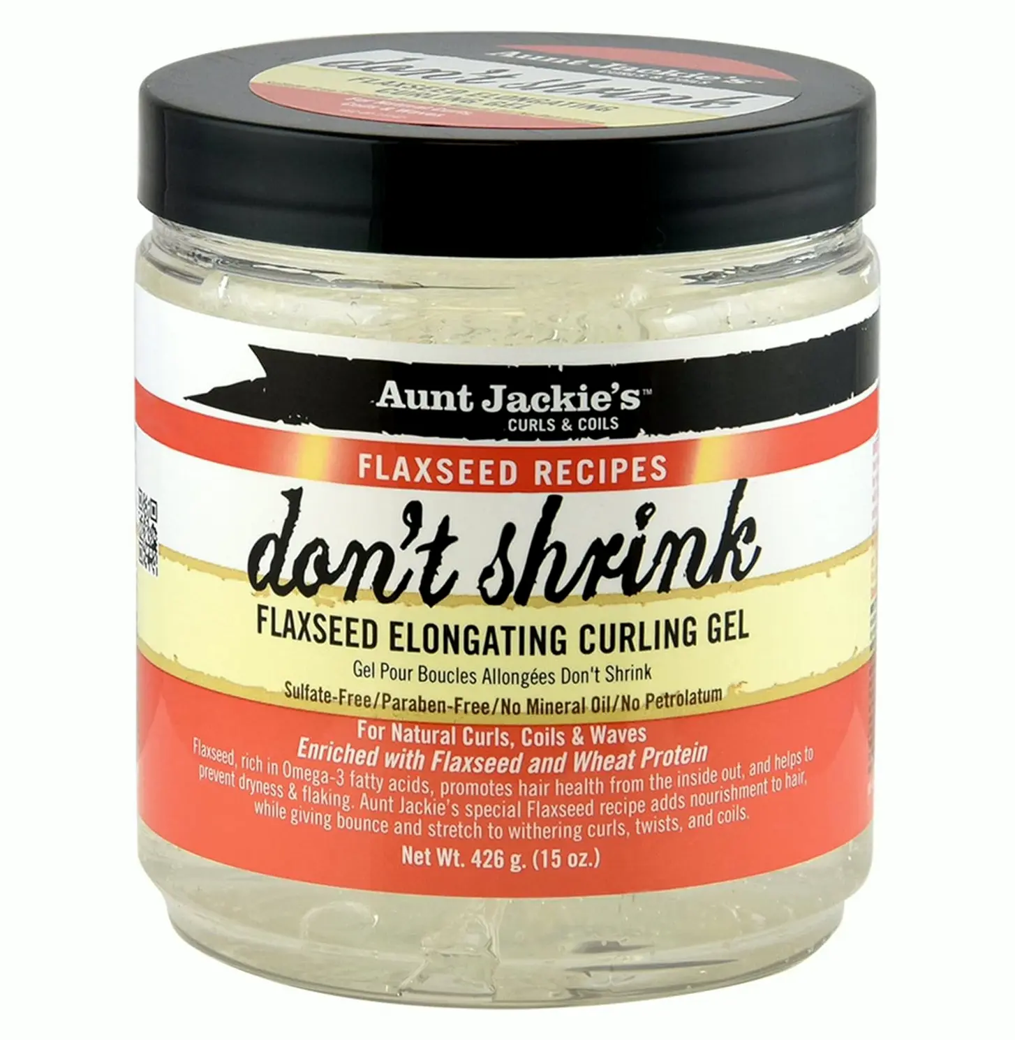 Aunt Jackie's Curling Gel - Elongating Hydrating 15 oz