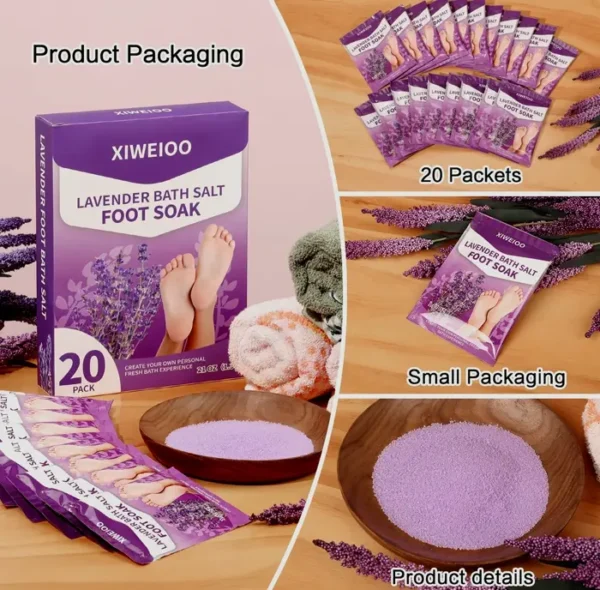 Feet Soak Bath with Epsom Salt for Spa