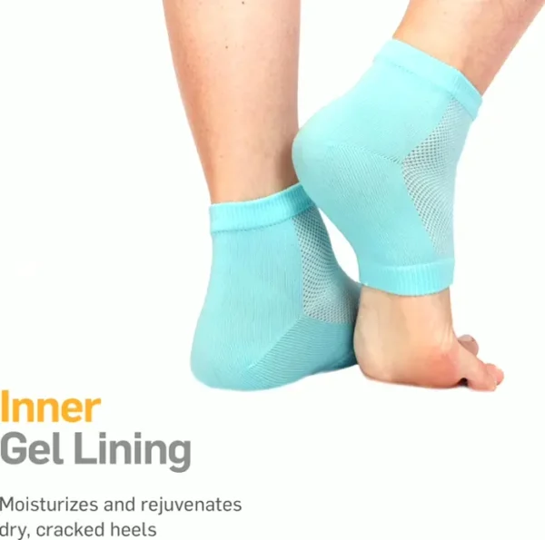 NatraCure Breathable Hydrating Gel Foot Socks