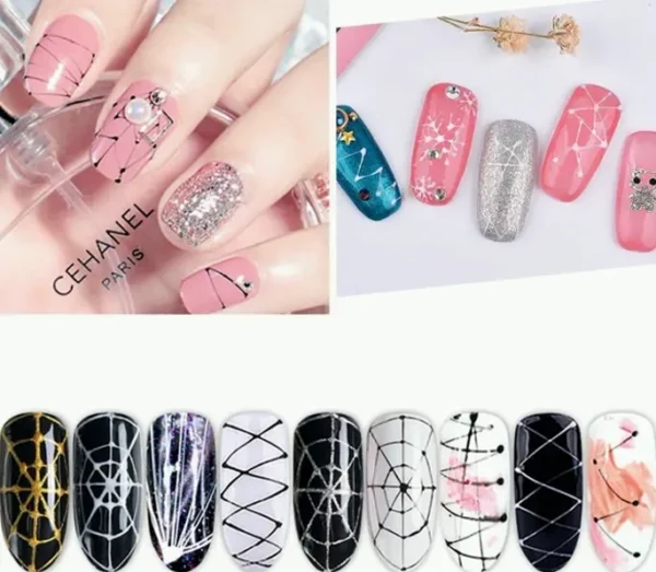10 Shades Glowing Spider Gel for DIY Manicure