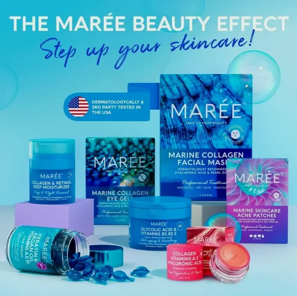 MAREE's Under-Eye Pads - Minimize Puffiness & Wrinkles with Ocean Collagen