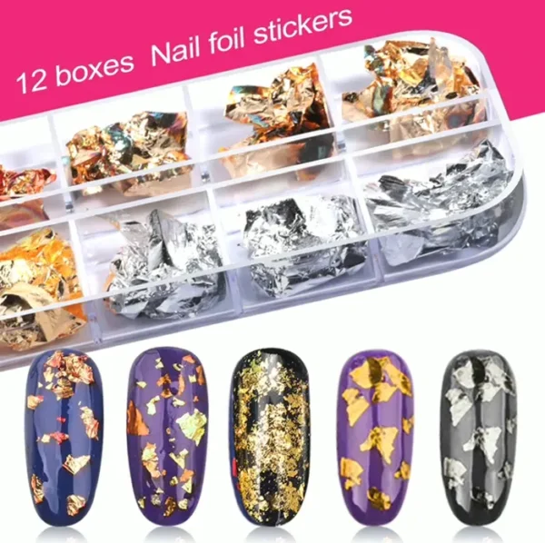 Youthful Manicure Set with Brushes & Decorations