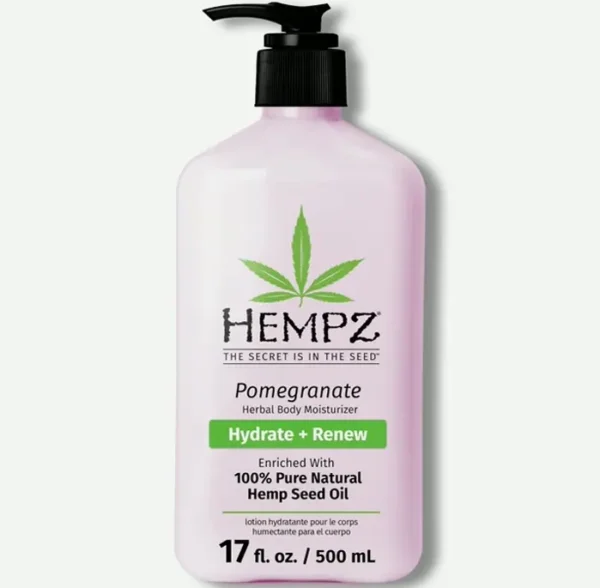 Hemp Moisturizer - Pomegranate - 17oz