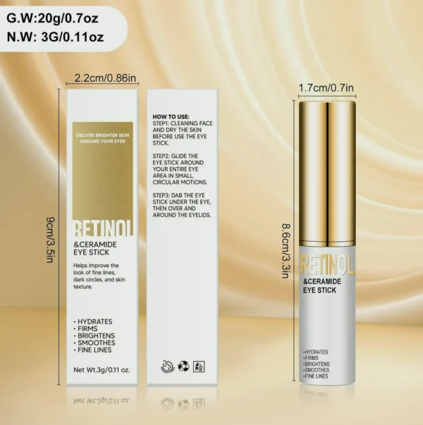 Portable Vitamin A Eye Cream Balm for Under-Eye Bags & Puffiness