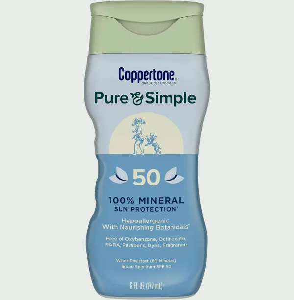 Sunblock Zinc Sunscreen SPF 50 for Sensitive Skin