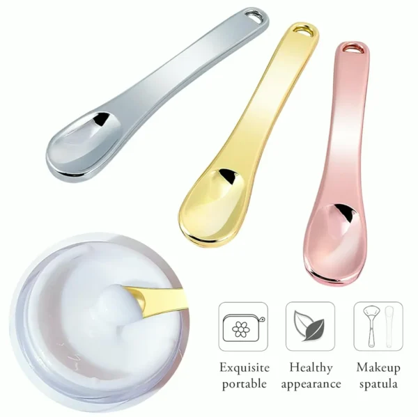 Small Metal Cosmetic Spatula for Skin Care