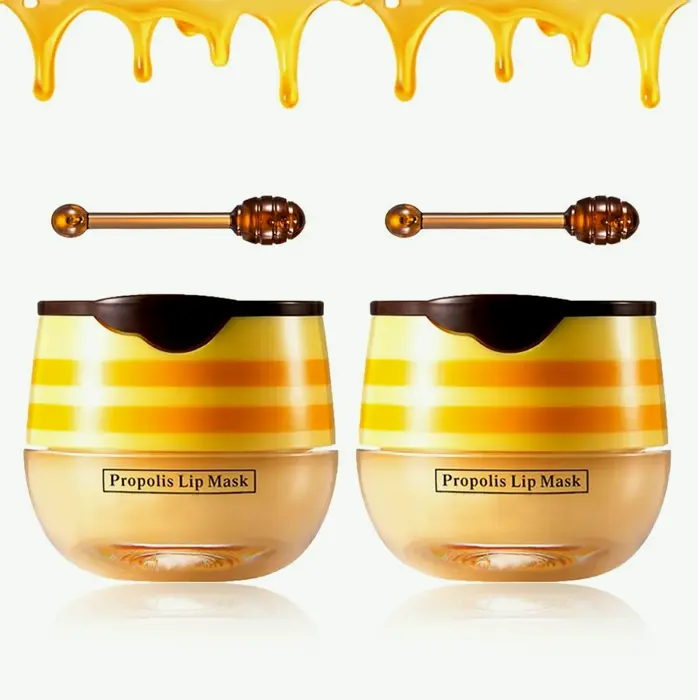 2PCS Honey Lip Balm Hydrating Mask