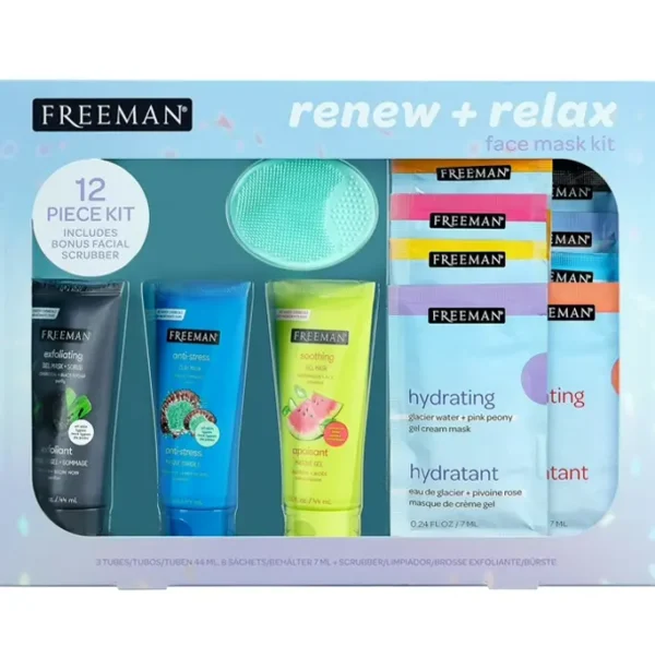 Freeman Limited Edition Facial Mask Kit, 12-Piece Skincare Set