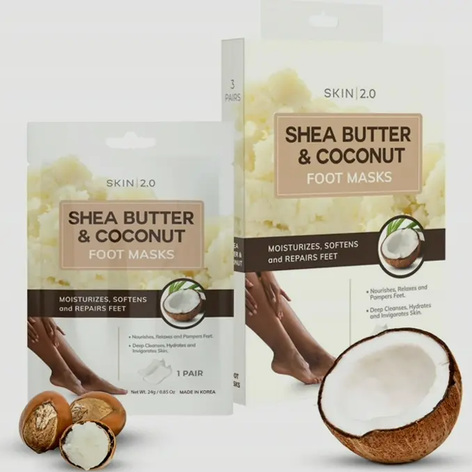 Butter Foot Masks: Moisturizing Socks for Cracked Heels - 3 Pairs