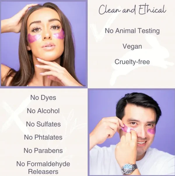 Under-eye Patches (20 Pairs) with Collagen & Hydrating Acid