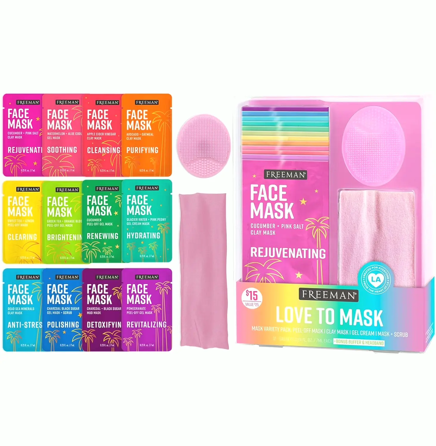 Freeman's Face Mask Variety Pack - 14-Piece Set