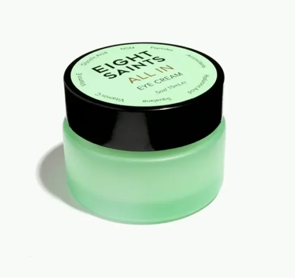 8 Saints Eye Cream - Organic Puffiness Reducer, 0.5 oz