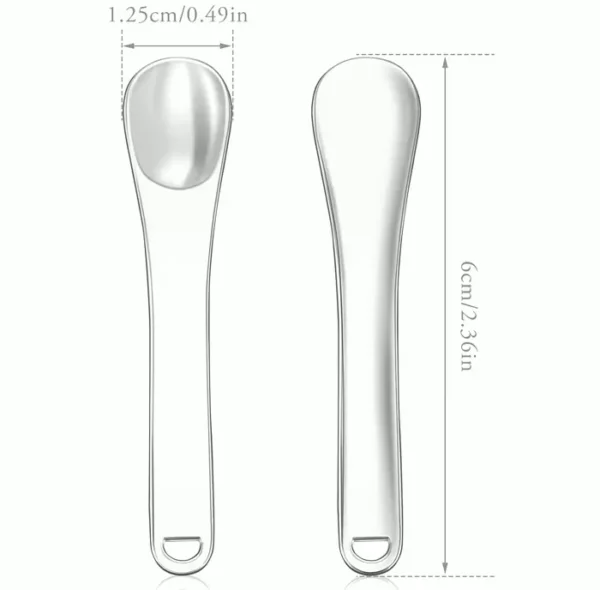 Small Metal Cosmetic Spatula for Skin Care