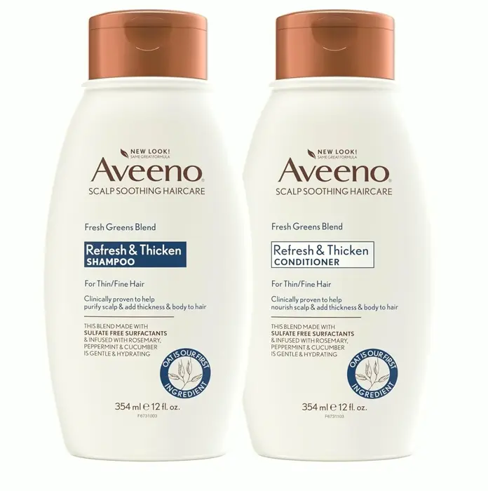 Aveeno's Thickening Hair Care Set with Rosemary