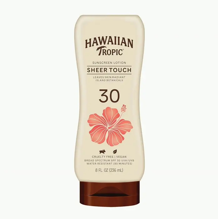 Island Tropic Transparent Feel Ultra Glow Lotion SPF 30, 8oz