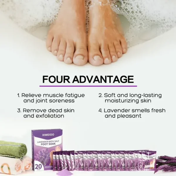 Feet Soak Bath with Epsom Salt for Spa