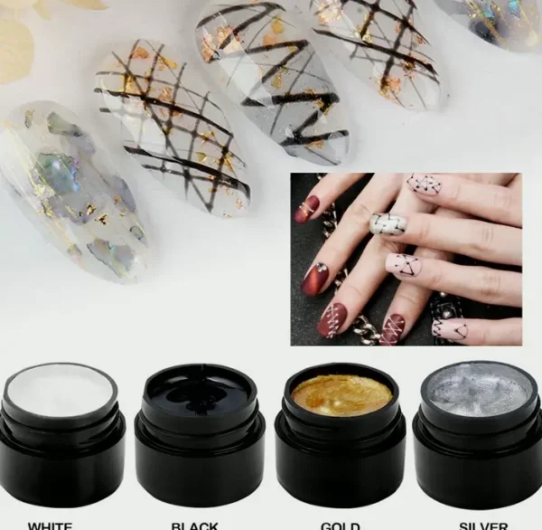 10 Shades Glowing Spider Gel for DIY Manicure