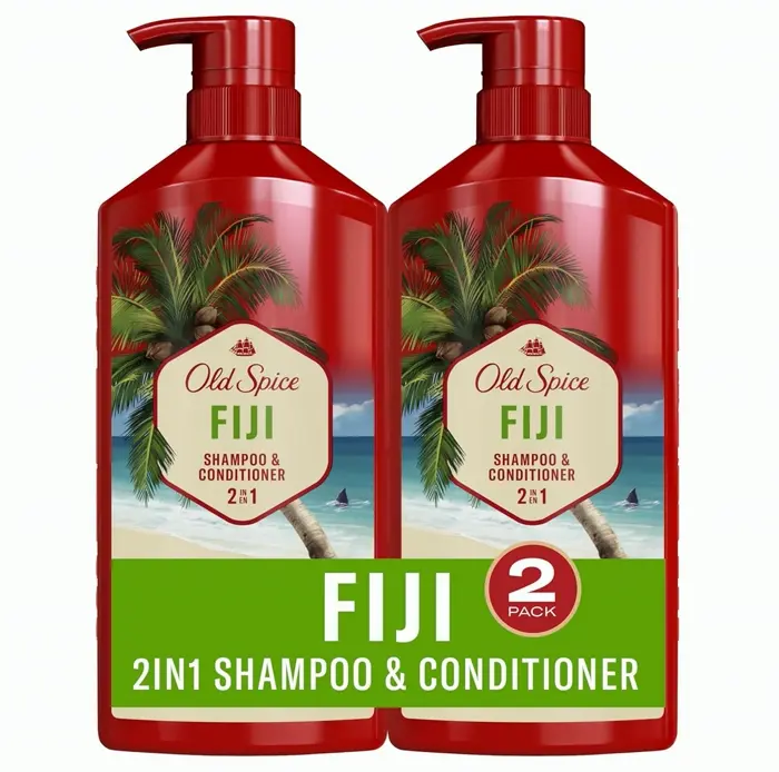 OS Fiji 2-in-1 Set for Gents, Coconut Aroma, Scalp Care Twin Pack