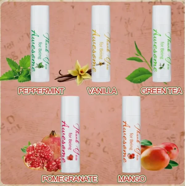 Great Lip Balm Set with Natural Ingredients