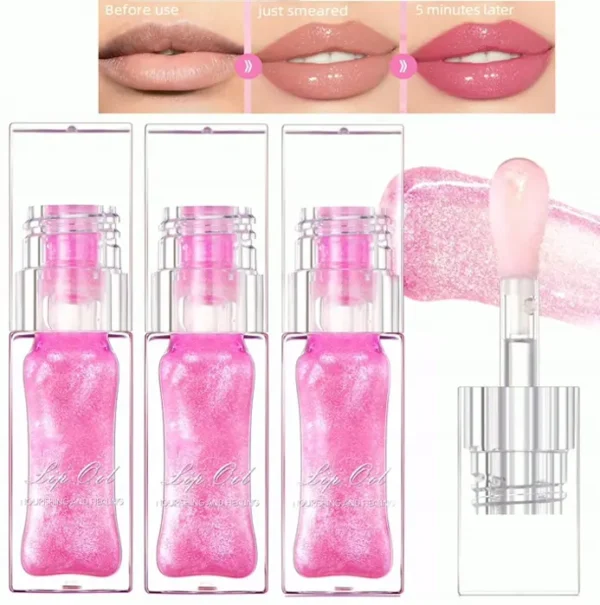 Shade Shifting Lips Oil - Hydrating, Big Applicator, 3PCS