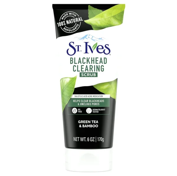 St. Ives' Blackhead Removal Exfoliant, Tea Tree & Bamboo, Acne Treatment 6 oz