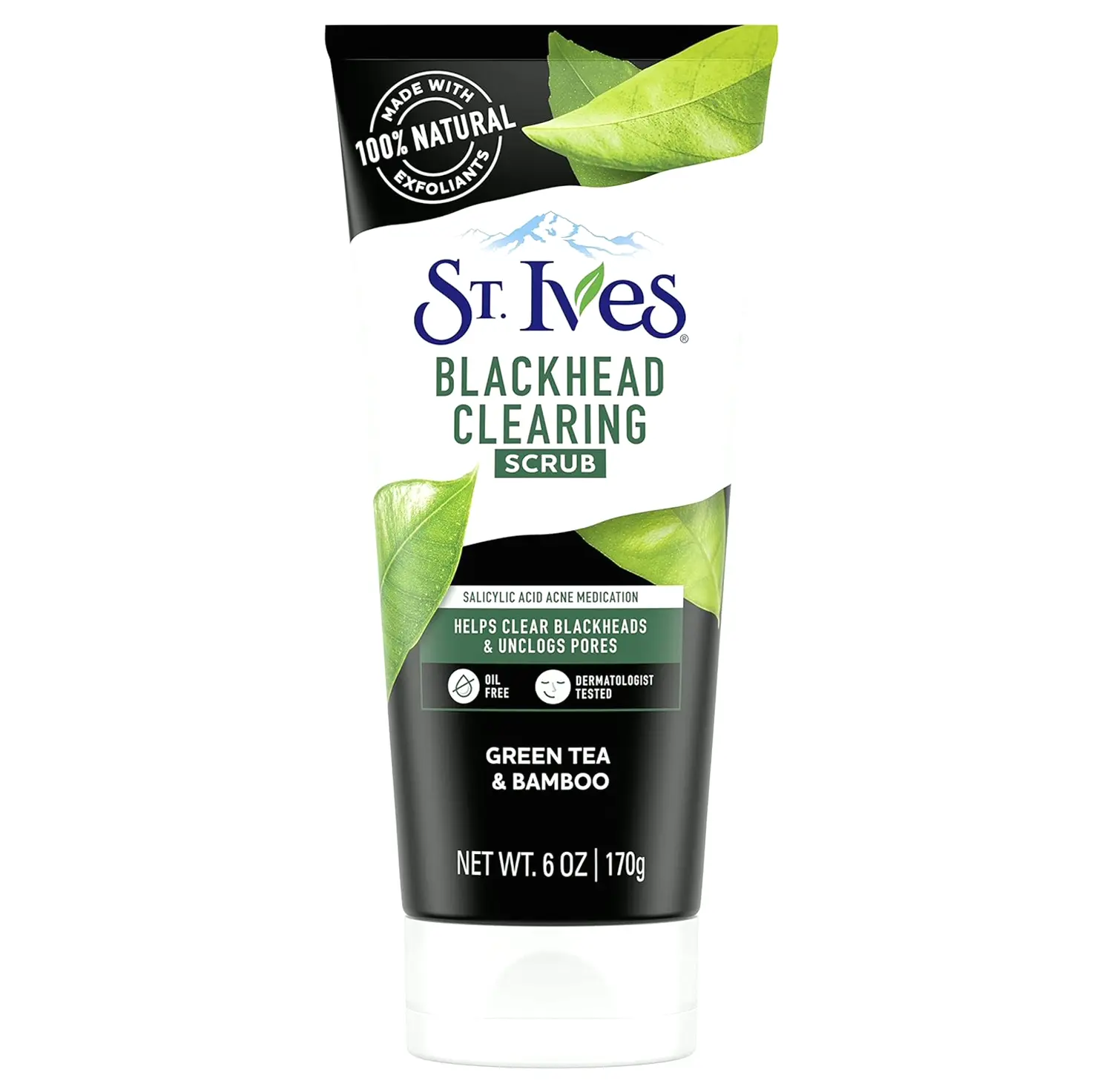 St. Ives' Blackhead Removal Exfoliant, Tea Tree & Bamboo, Acne Treatment 6 oz