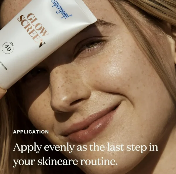 GlowUp! Glowscreen SPF 40 - Dewy Sunblock Primer with Hyaluronic Acid, Vit-B5 & Niacinamide - 1.7 oz